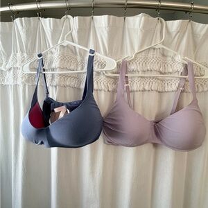 Comfy Blue and Purple Victoria’s Secret Women's Intimates Set